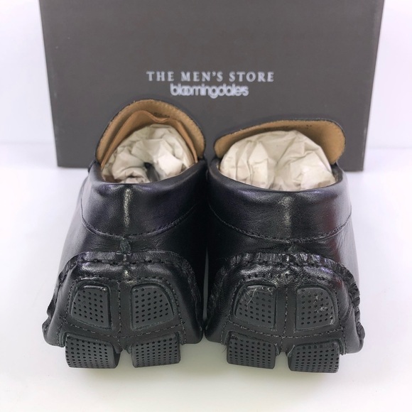 The Men’s Store Bloomingdales Black Penny Loafer Shoes Size 9.5 main image 9